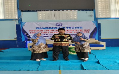 Penguatan kompetensi Guru, Mim 12 Sumuragung kirim 3 Guru mengikuti Bimtek AI dan Coding